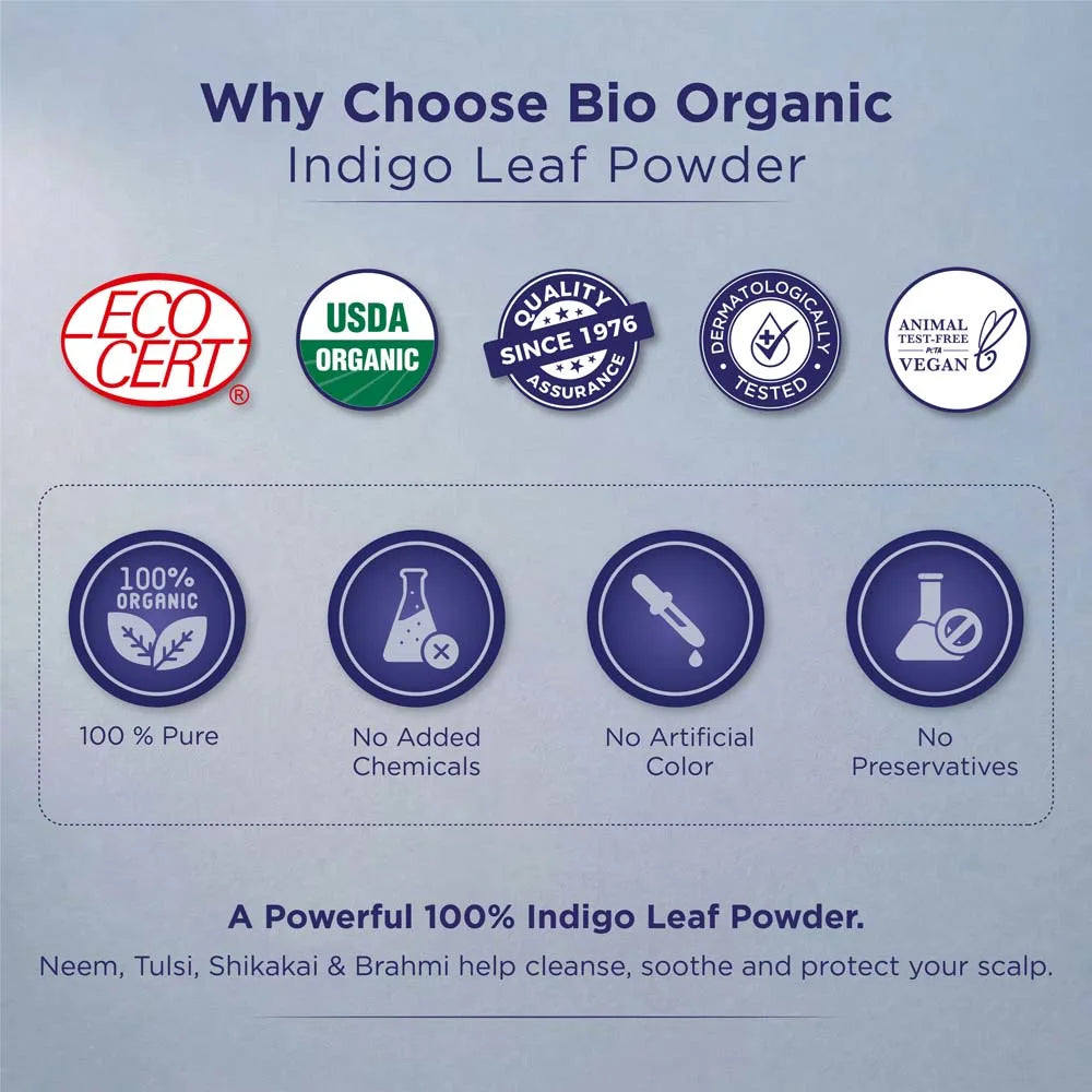 Why Choose Bio Organic Indigo Leaf Powder