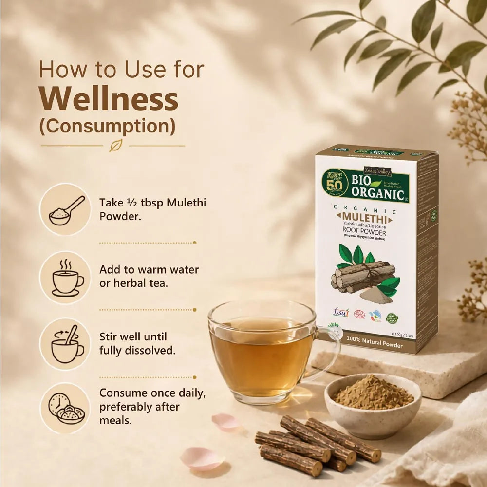 Mulethi Root Powder - How to Use for Wellness.