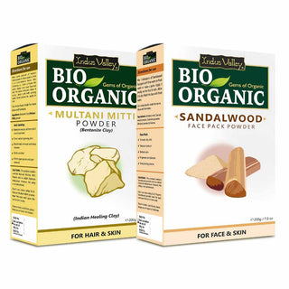 Bio Organic Multani Mitti Powder & Sandalwood Face Pack Powder