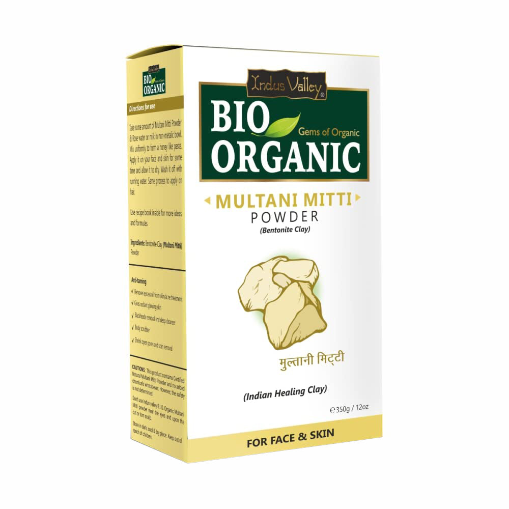 Bio Organic Multani Mitti Powder for Hair and Face – Pure, Chemical-Free & Natural