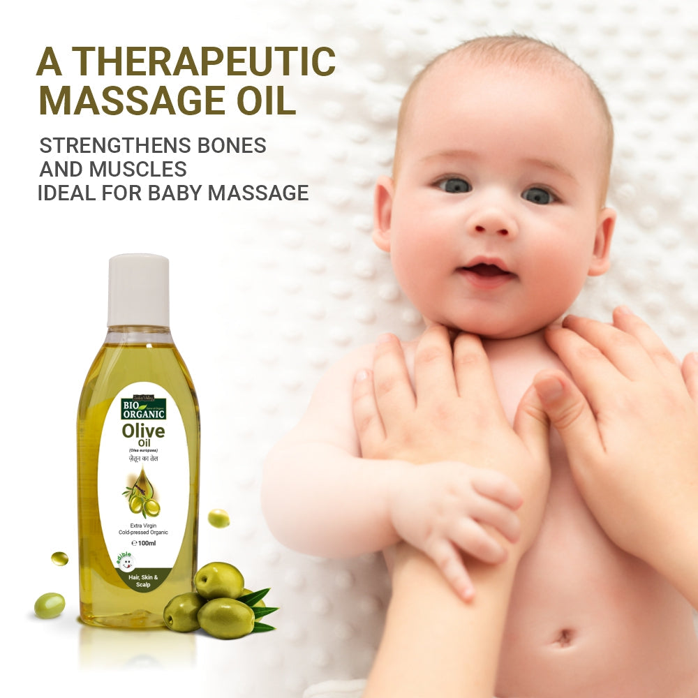 Organic & Pure Olive Oil for Baby Massage