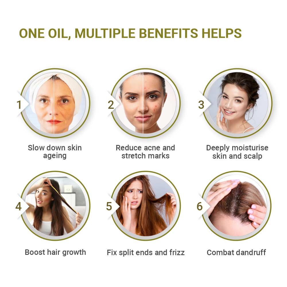 Organic One Oil, Multiple Benefits Helps 