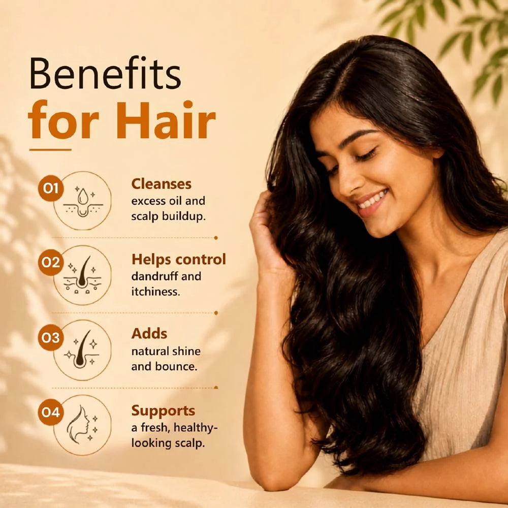 Orange peel powder benefits for hair