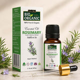 Pure & Organic Rosemary Essential Oil – 100% Natural for Hair Growth & Scalp Health (15ml)
