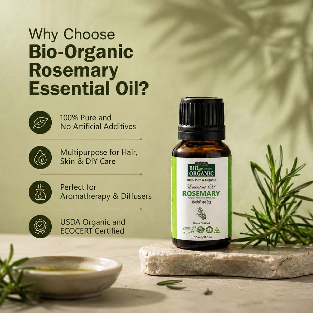why choose bio organic rosemary essential oil?