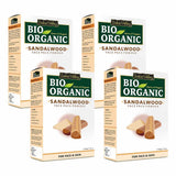 Bio Organic Sandalwood Face Pack Powder Set of 4