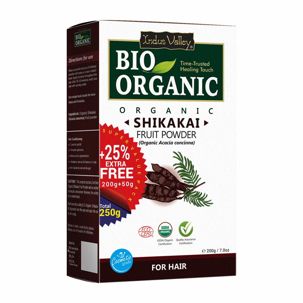 Bio Organic Shikakai Fruit Powder for Hair Wash - 100% Natural & Pure for Clean, Healthy Hair