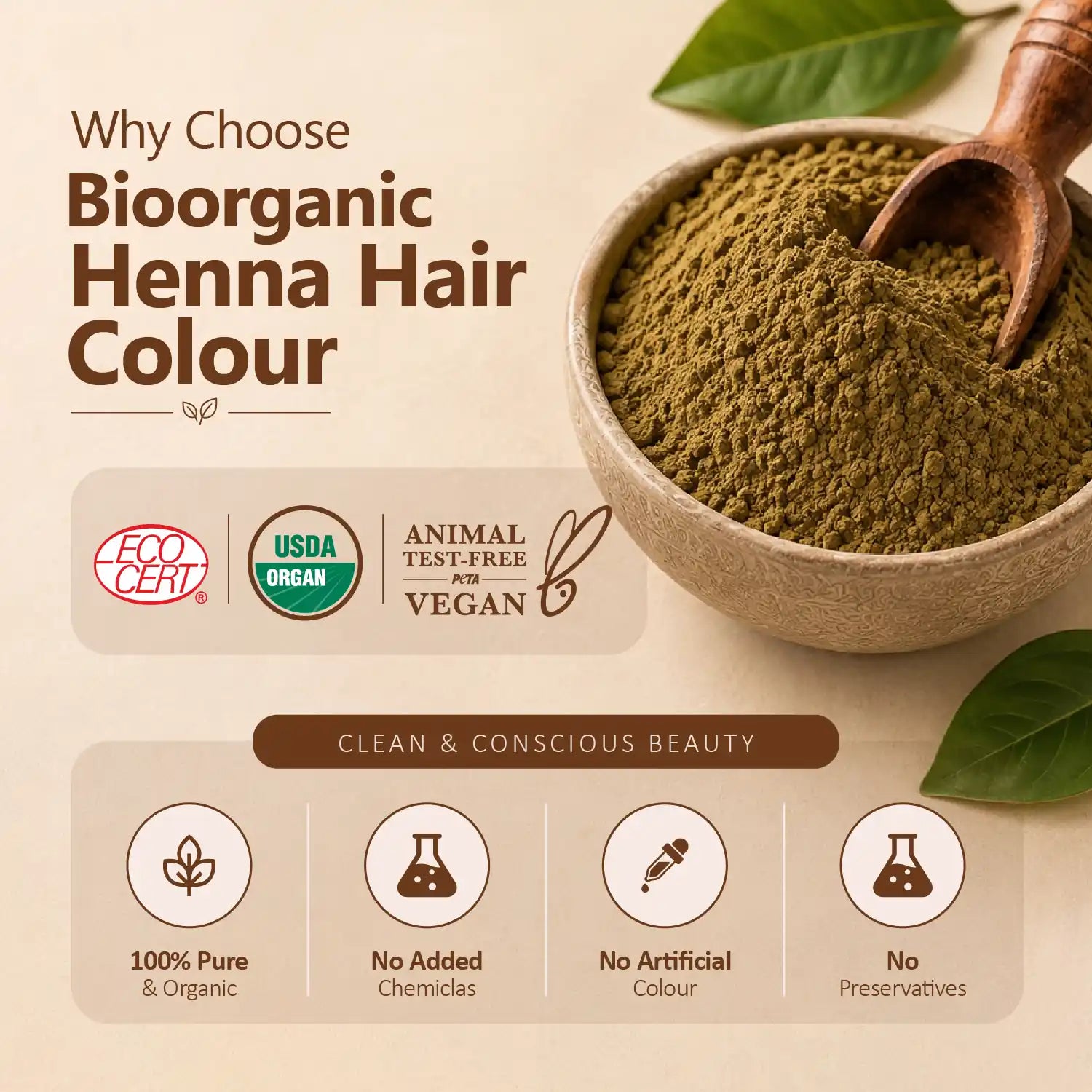 why choose bio organic henna hair colour?