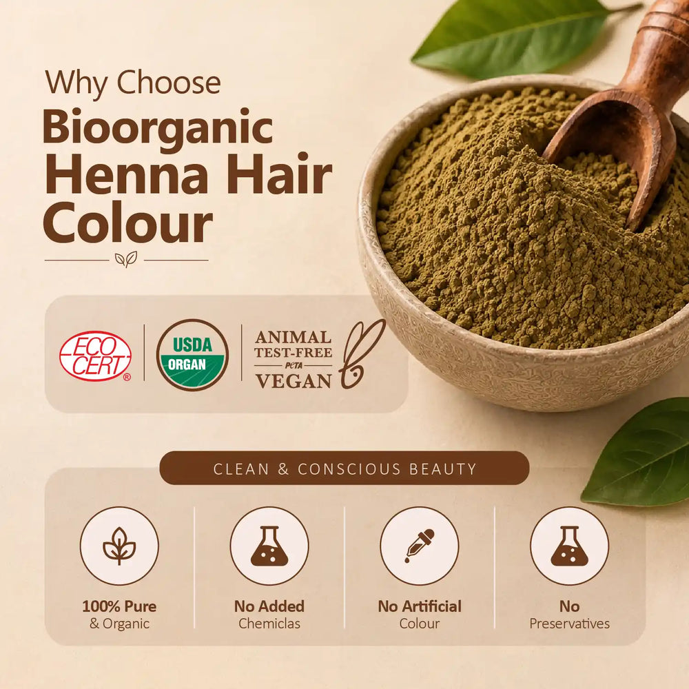 why choose bio organic henna hair colour?