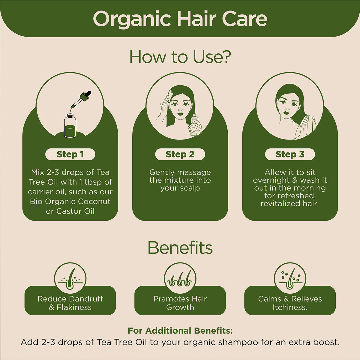 Pure & Organic Tea Tree Essential Oil - 15ml